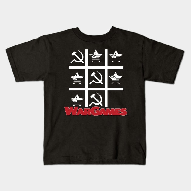 WarGames - Tic Tac Toe Kids T-Shirt by RetroZest